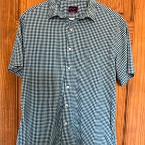 UNTUCKit Men's Green plaid Shirt